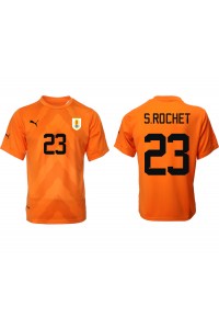 Fotbalové Dres Uruguay Sergio Rochet #23 Brankářské Venkovní Oblečení MS 2022 Krátký Rukáv